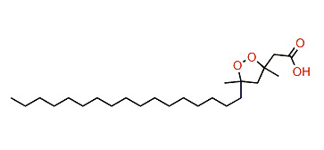 3,5-Dimethyl-5-heptadecyl-1,2-dioxolane-3-acetic acid